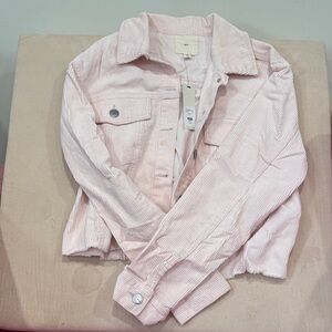 Francesca's Collections Light Pink Corduroy Jacket